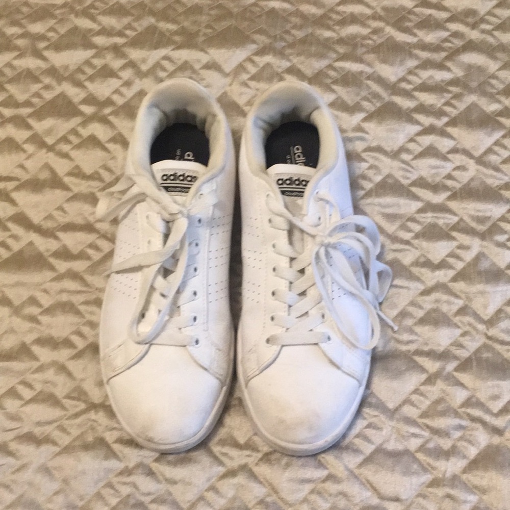 White adidas sneakers